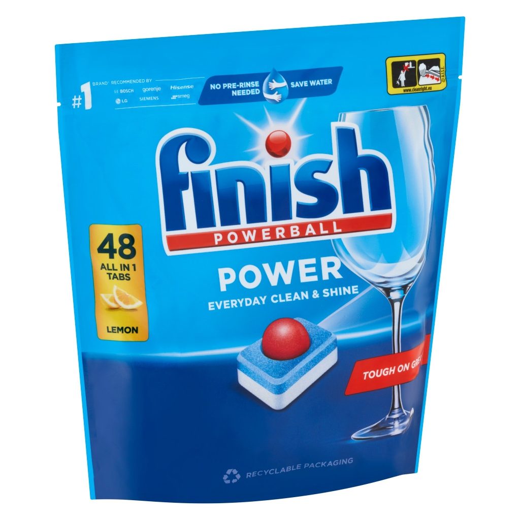 Finish Power All in 1 mosogatógép-tabletta, lemon (48 db)
