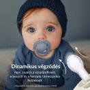 LOVI Világító dinamikus szilikon cumi Prime 6-18hó 2db (púderszín-bőrszín)