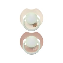   LOVI Világító dinamikus szilikon cumi Prime 18hó 2db (púderszín-bőrszín)