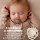 LOVI Világító dinamikus szilikon cumi Prime 18hó 2db (púderszín-bőrszín)