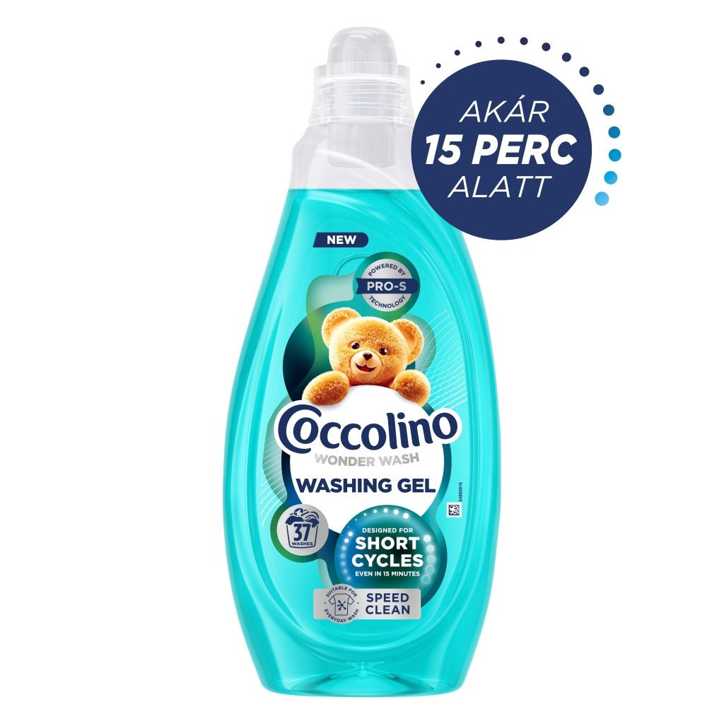 Coccolino Wonder Wash Speed Clean folyékony mosószer 37 mosás (1480 ml)