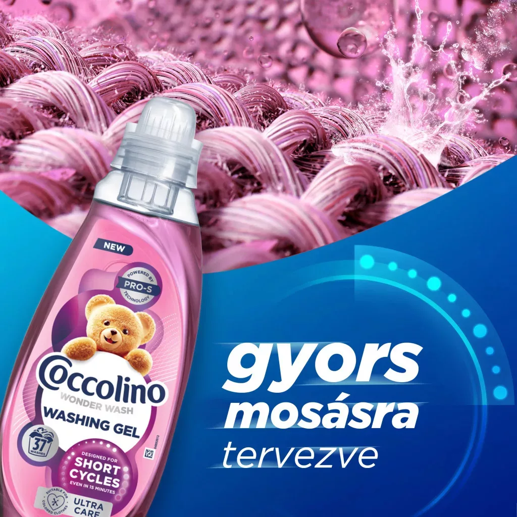 Coccolino Wonder Wash Ultra Care folyékony mosószer 37 mosás (1480 ml)