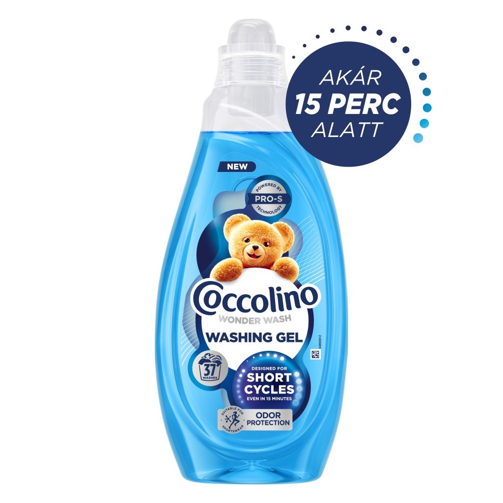 Coccolino Wonder Wash Odor Defence folyékony mosószer 37 mosás (1480 ml)