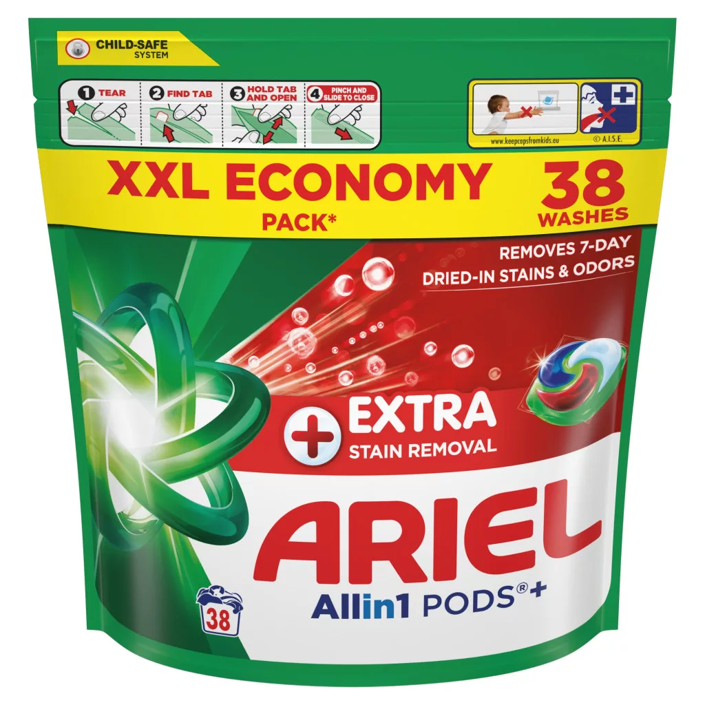Ariel Extra Hygiene mosókapszula (38 db)