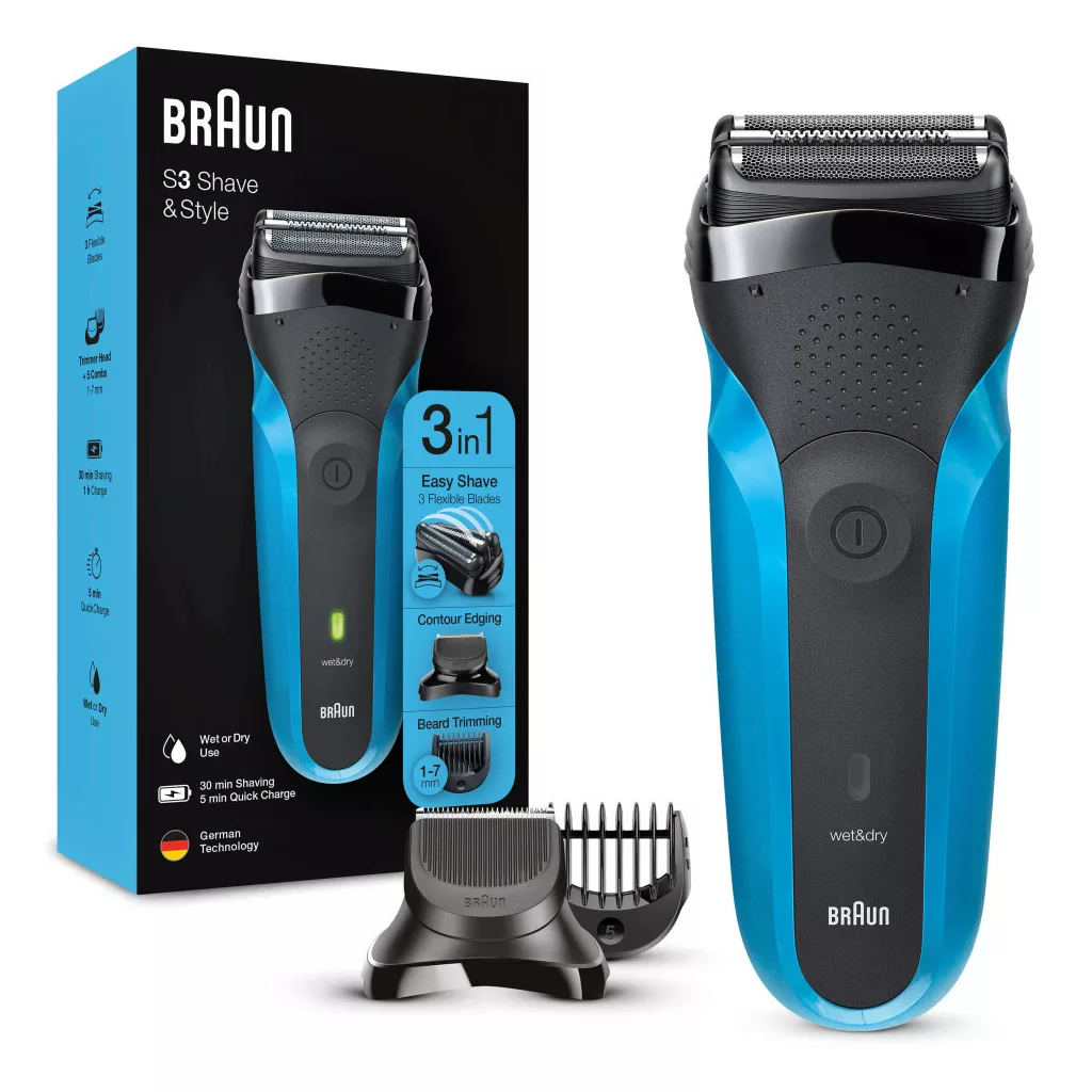 Braun Series 3010BT ProSkin 3 az 1-ben elektromos borotva