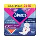 Libresse Maxi Goodnight+ Comfort & Security éjszakai egészségügyi betét (2x10 db)