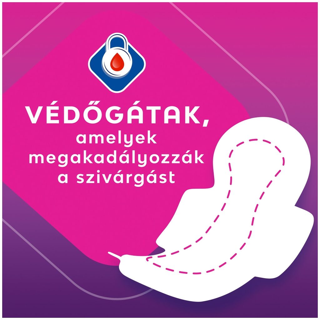 Libresse Maxi Goodnight+ Comfort & Security éjszakai egészségügyi betét (10 db)