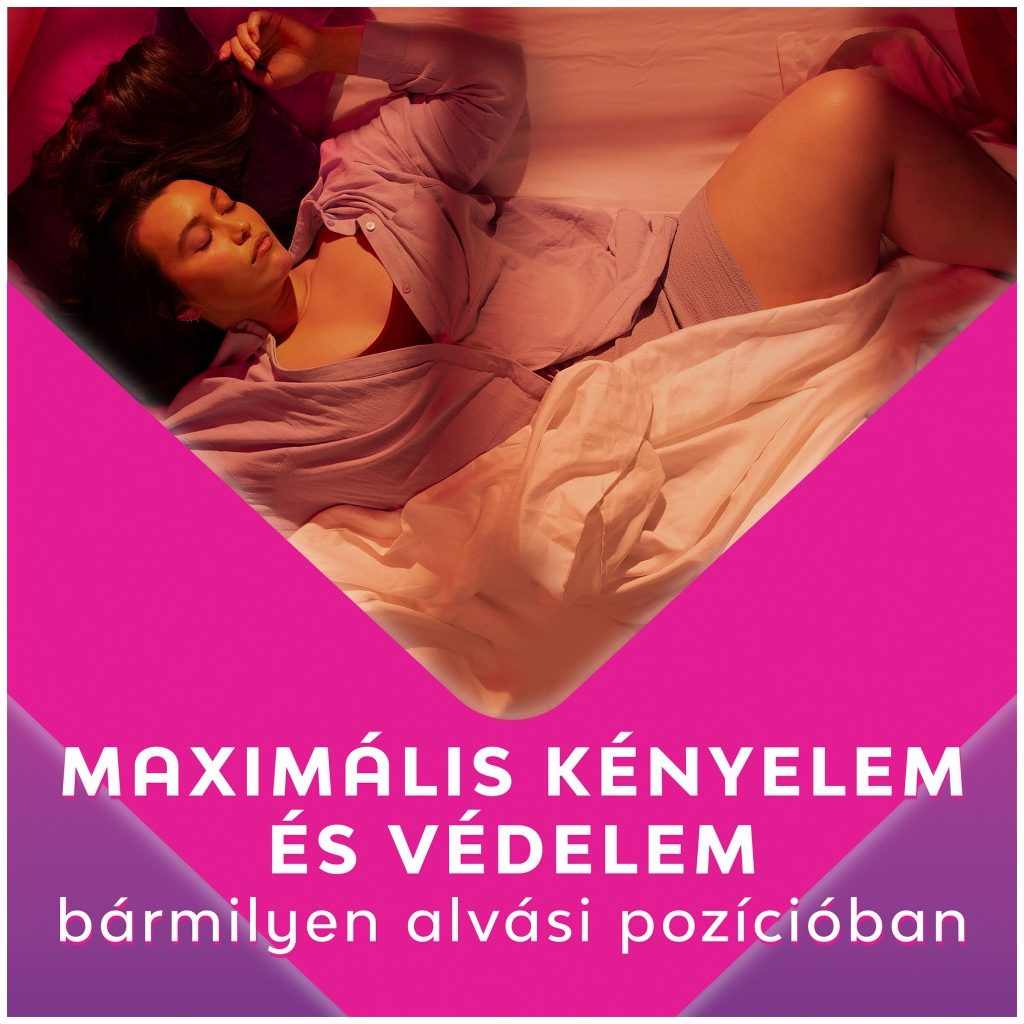 Libresse Maxi Goodnight+ Comfort & Security éjszakai egészségügyi betét (10 db)