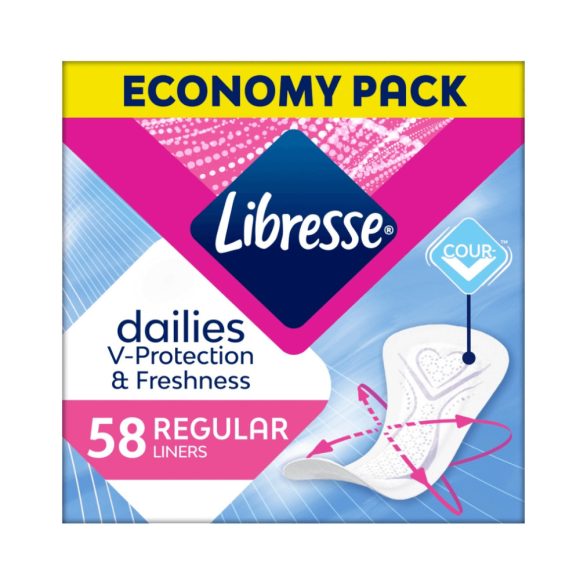 Libresse Dailies Fresh Regular tisztasági betét (58 db)