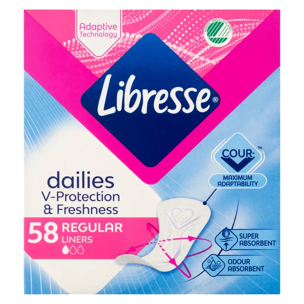 Libresse Dailies Fresh Regular tisztasági betét (58 db)