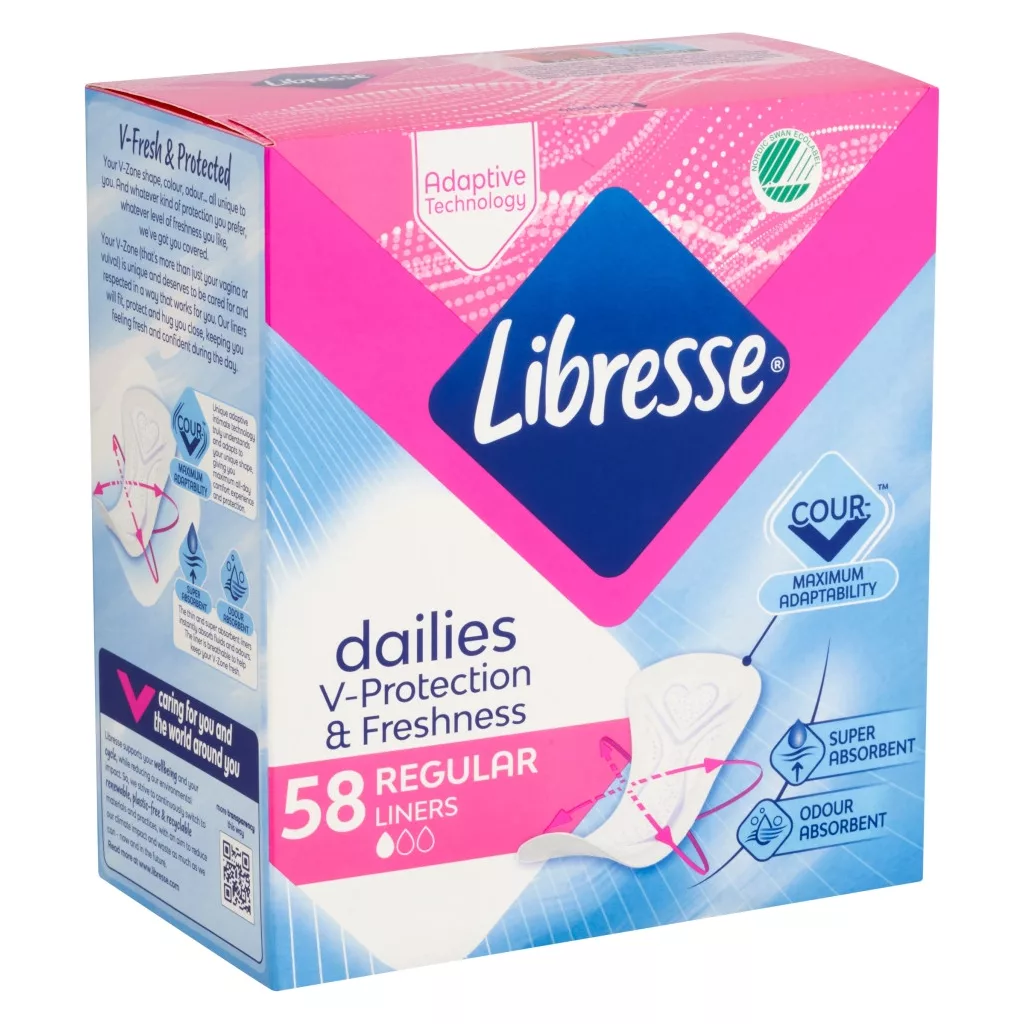 Libresse Dailies Fresh Regular tisztasági betét (58 db)