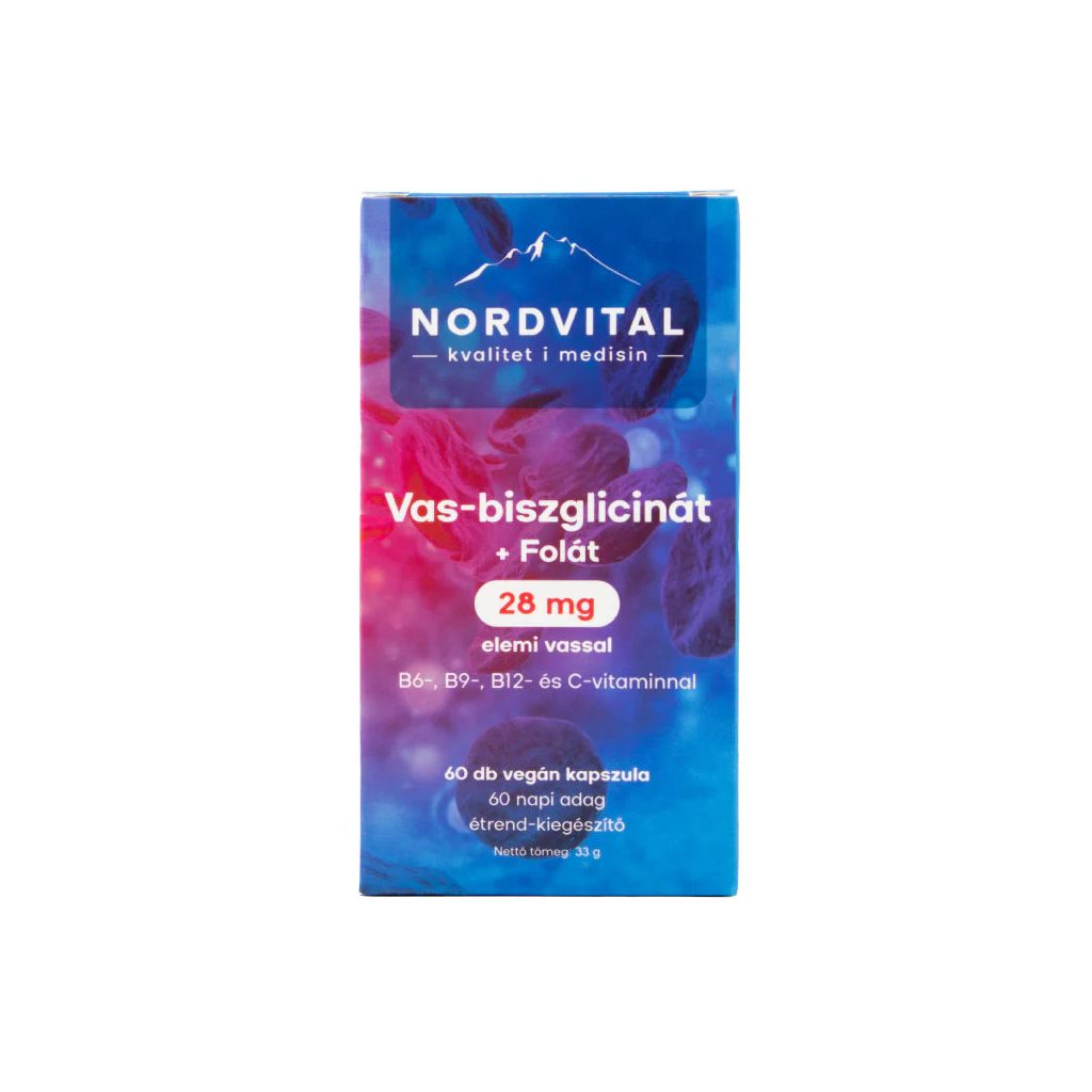 Nordvital Vas-biszglicinát (60 db)