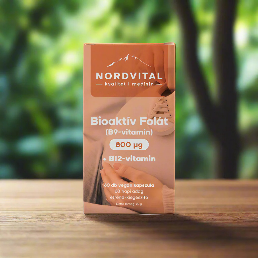 Nordvital B9(folát)-vitamin 800 mcg (60 db)