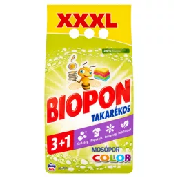 Biopon Color 3+1 mosópor 3,96 kg (66 mosás)