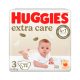 CSOMAGOLÁSSÉRÜLT - Huggies Extra Care pelenka 3, 6-10 kg, 72 db
