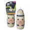 Tommee Tippee Superstar insulated straw szívószálas hőtartó pohár 266 ml, 12 hó+ (bézs)