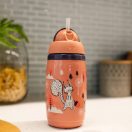Tommee Tippee Superstar insulated straw szívószálas hőtartó pohár 266 ml, 12 hó+(rózsa)