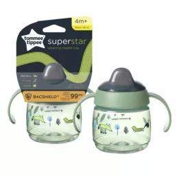   Tommee Tippee Superstar weaning sippee csőrös itatópohár 190ml, 4 hó+ (zöld) (1 db)