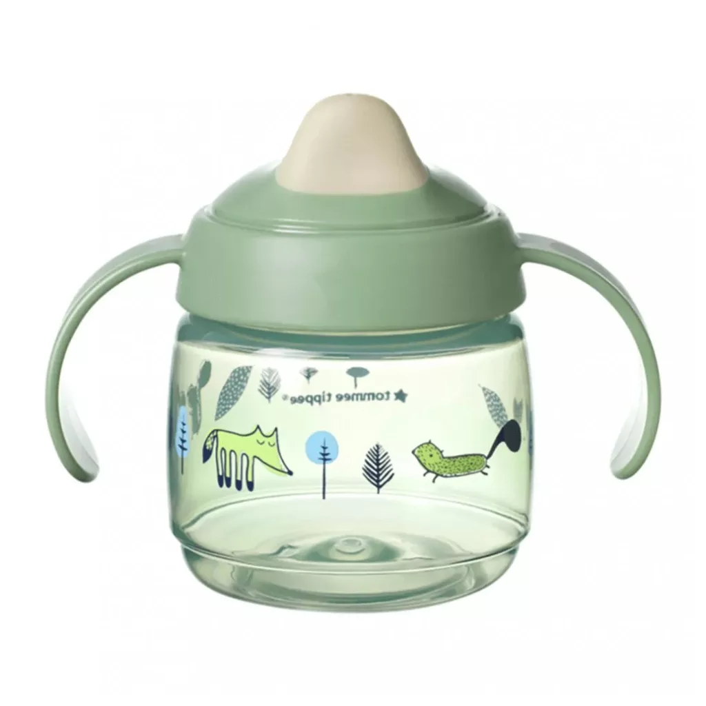 Tommee Tippee Superstar weaning sippee csőrös itatópohár 190ml, 4 hó+ (zöld) (1 db)