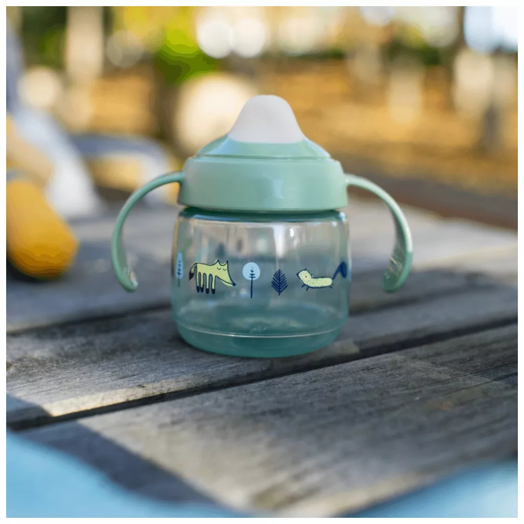 Tommee Tippee Superstar weaning sippee csőrös itatópohár 190ml, 4 hó+ (zöld) (1 db)