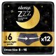 Always Ultra éjszakai eldobható menstruációs bugyi kis/közepes méret (12 db)