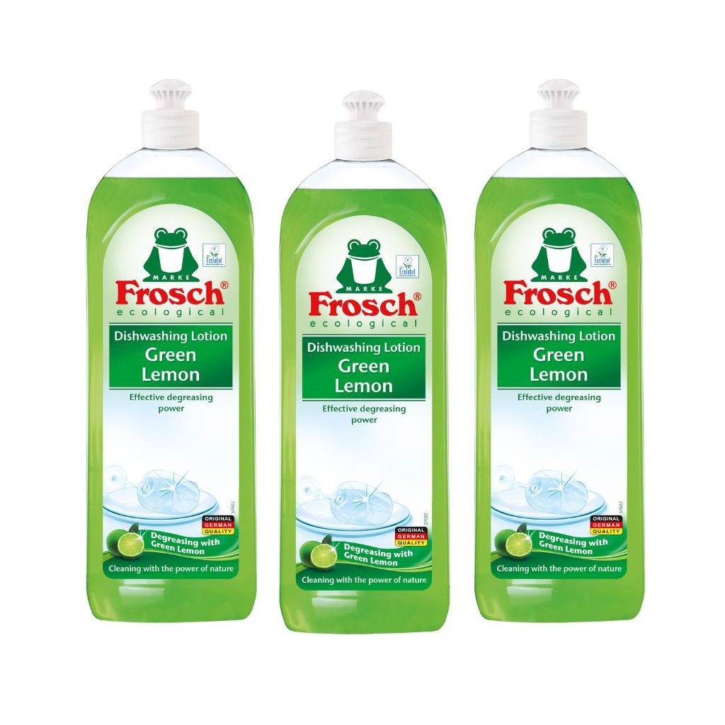 Frosch mosogatószer zöldcitrommal (3x750 ml)