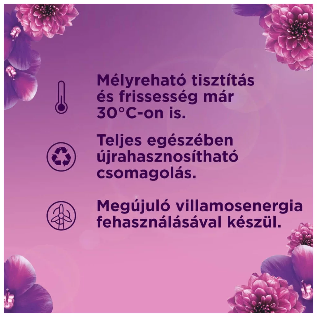 CSOMAGOLÁSSÉRÜLT - Lenor Folyékony mosószer Floral Bouquet & Note Of Musk 3 liter (60 mosás)