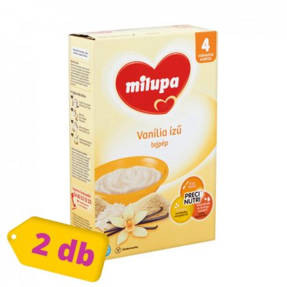 Milupa vanília ízű tejpép 4 hó+ (2x250 g) 