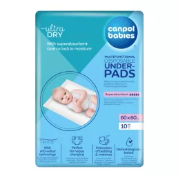   Canpol Babies multifunkciós eldobható alátét 60x60cm (10 db)