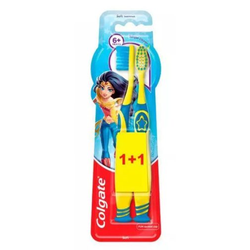 Colgate Duo gyerek Wonder Woman fogkefe, 6+ éves kortól