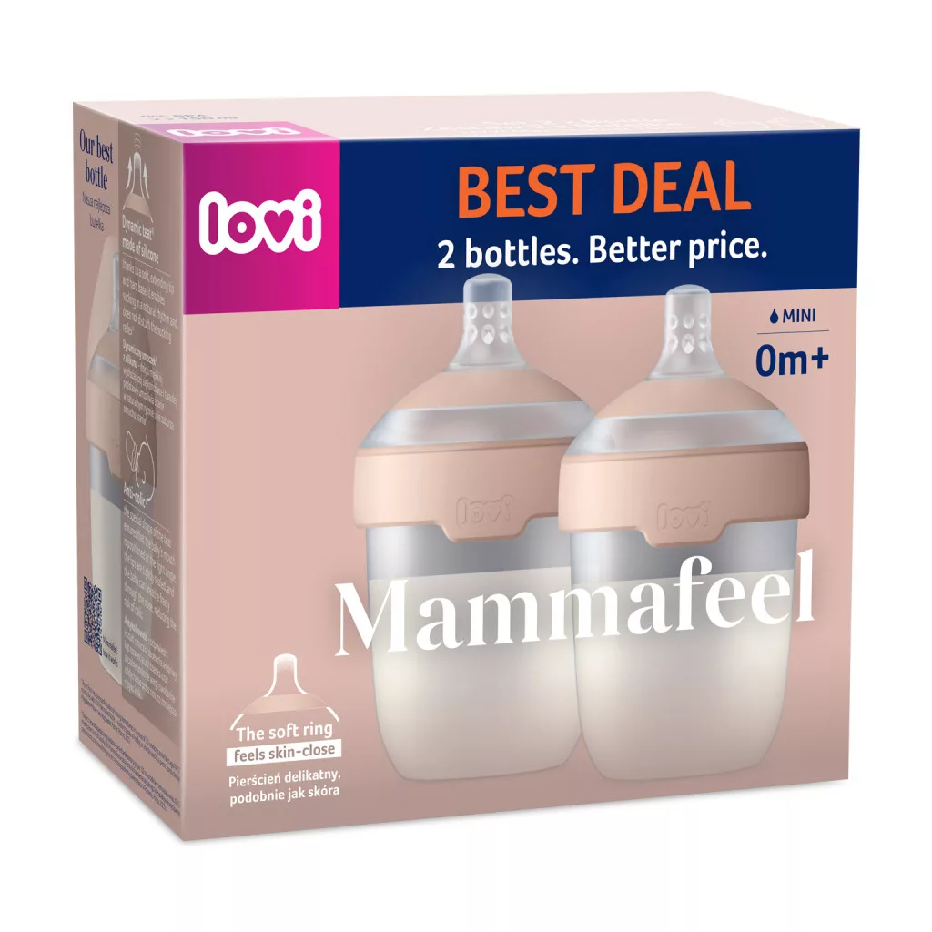 LOVI MAMMAFEEL cumisüveg szett 150ml (2 db)