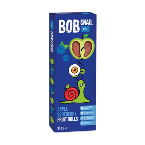 Bob Snail alma-áfonya gyümölcstekercs (30 g)
