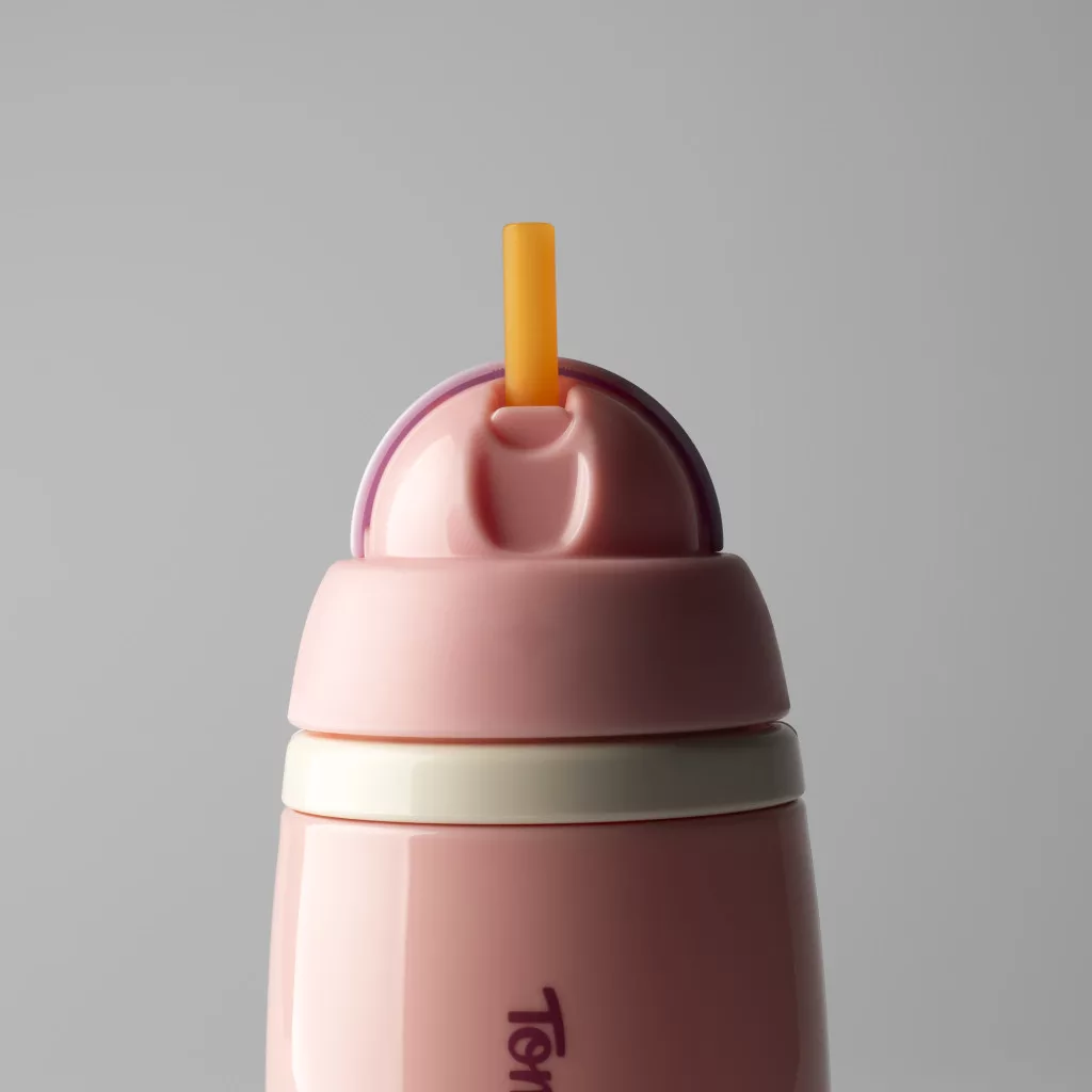 Tommee Tippee Active Straw szívószálas pohár 266 ml, 12 hó+