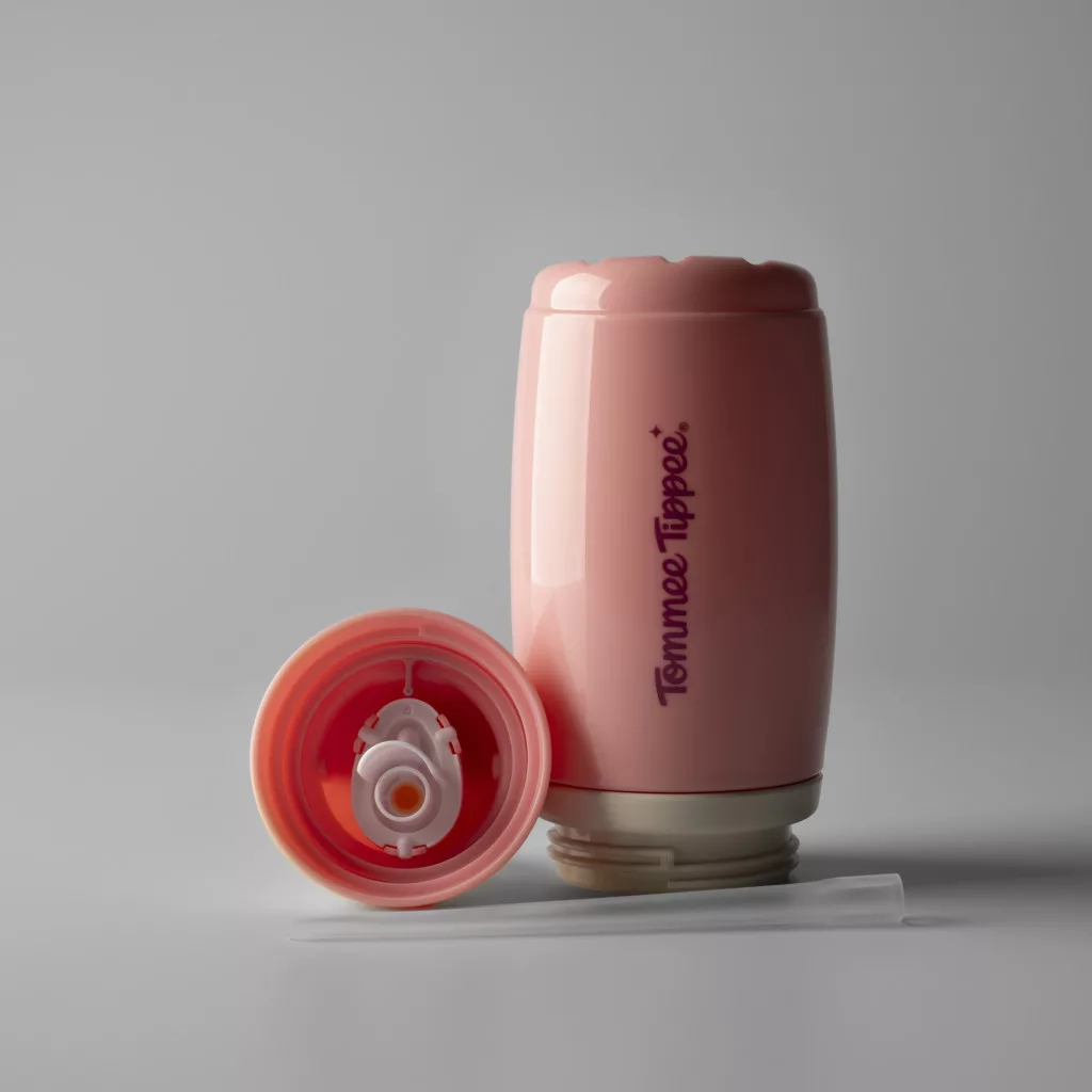 Tommee Tippee Active Straw szívószálas pohár 266 ml, 12 hó+