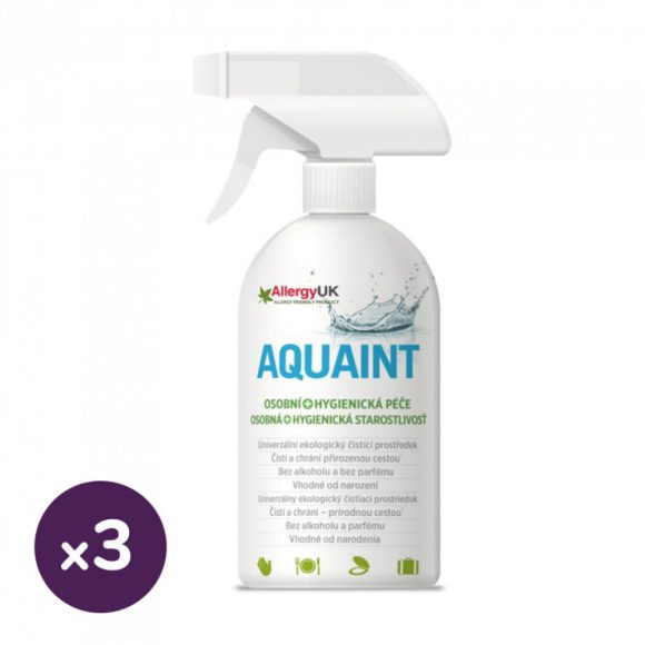 Aquaint természetes antibakteriális fertőtlenítő folyadék (3x500 ml)