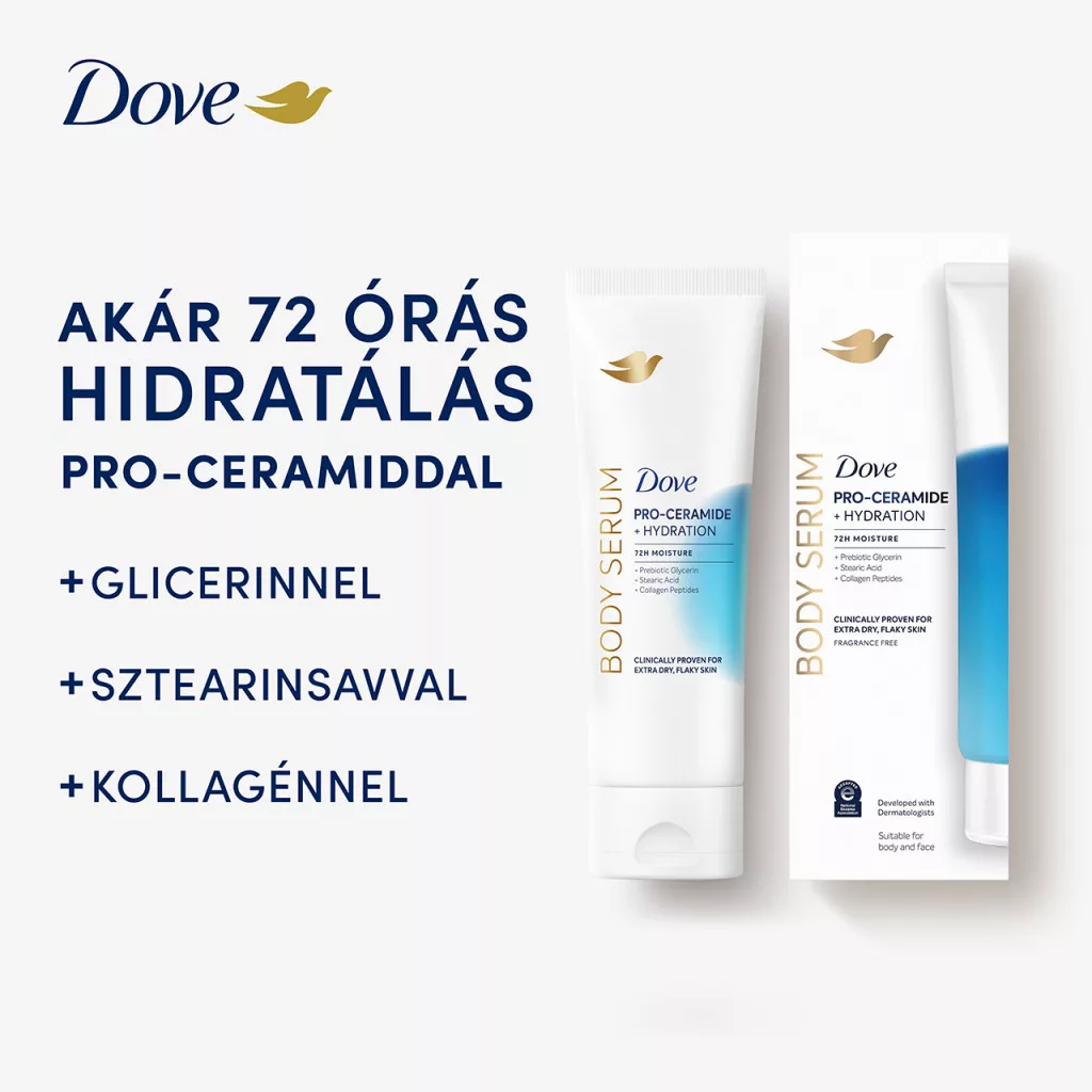 Dove Pro-Ceramid & Hydratation testszérum 200 ml + AJÁNDÉK neszeszer táska