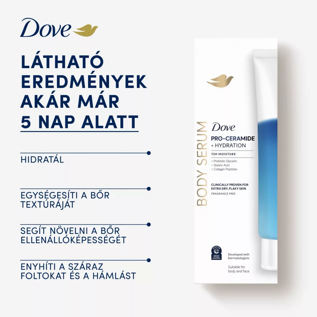 Dove Pro-Ceramid & Hydratation testszérum 200 ml + AJÁNDÉK neszeszer táska