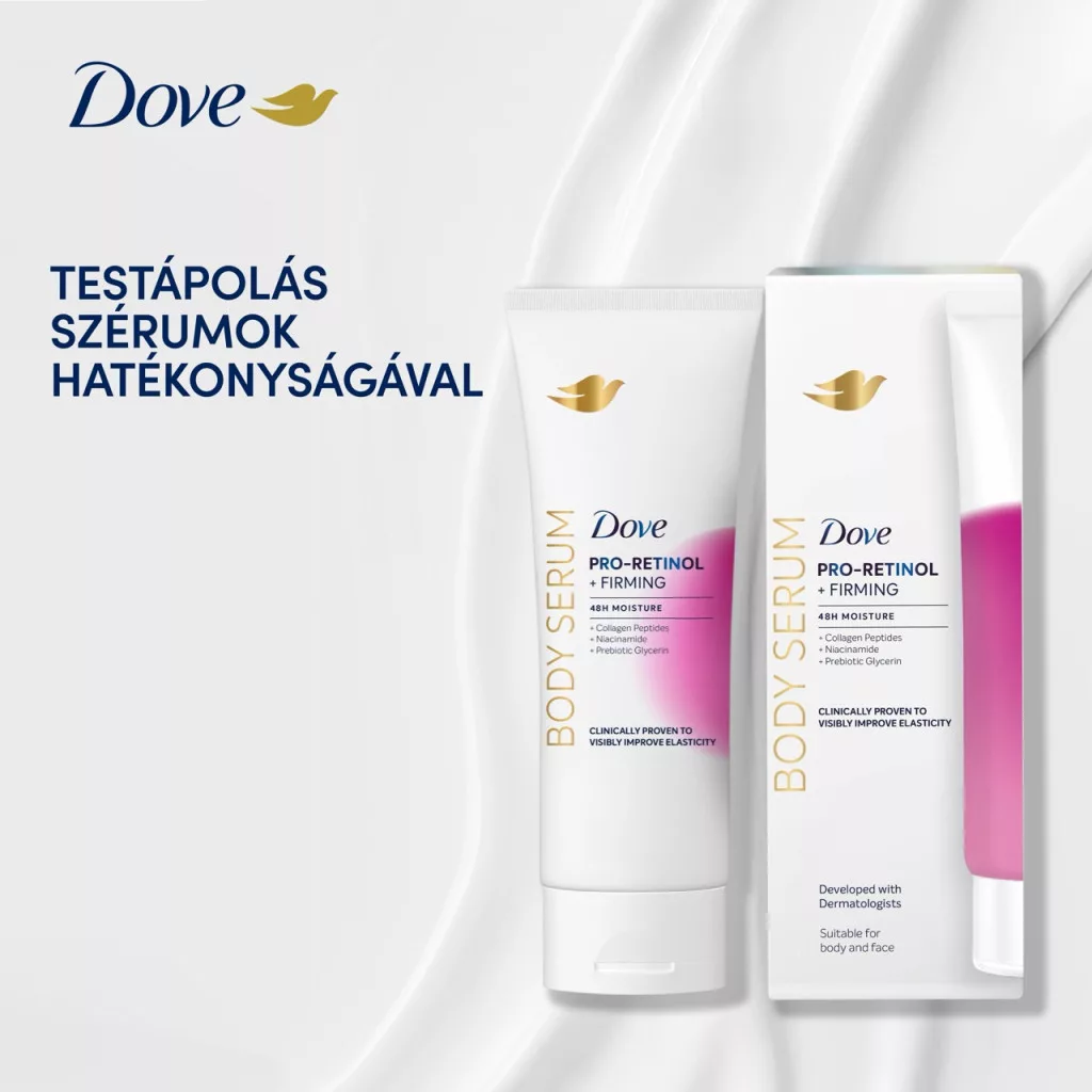 Dove Pro-retinol & Firming testszérum 200 ml + AJÁNDÉK neszeszer táska