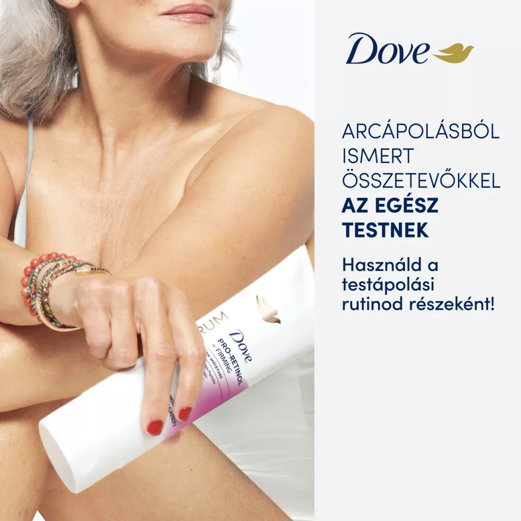 Dove Pro-retinol & Firming testszérum 200 ml + AJÁNDÉK neszeszer táska