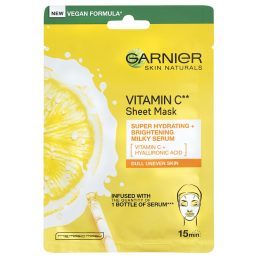   Garnier Skin Naturals Ragyogást adó fátyolmaszk C-vitaminnal (28 g)