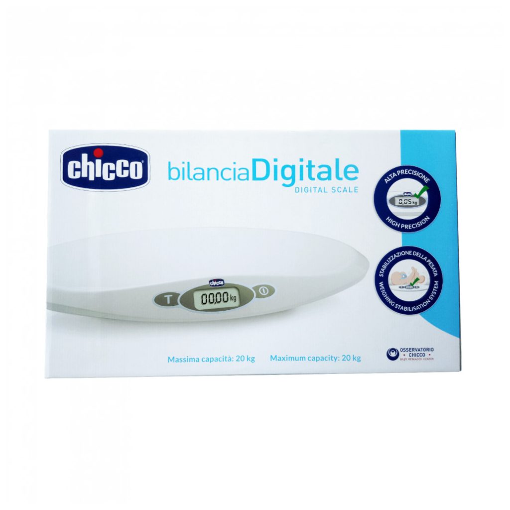 Chicco digitális csecsemőmérleg súlystabilizáló funkcióval
