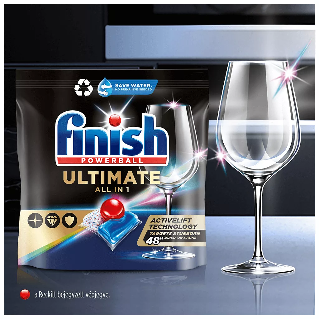 Finish Powerball Ultimate All in 1 mosogatógép-kapszula, regular (30 db)