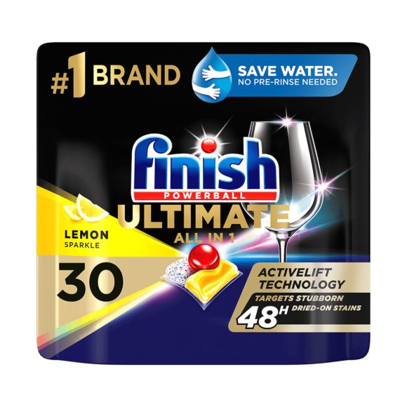 Finish Powerball Ultimate All in 1 mosogatógép-kapszula, lem
