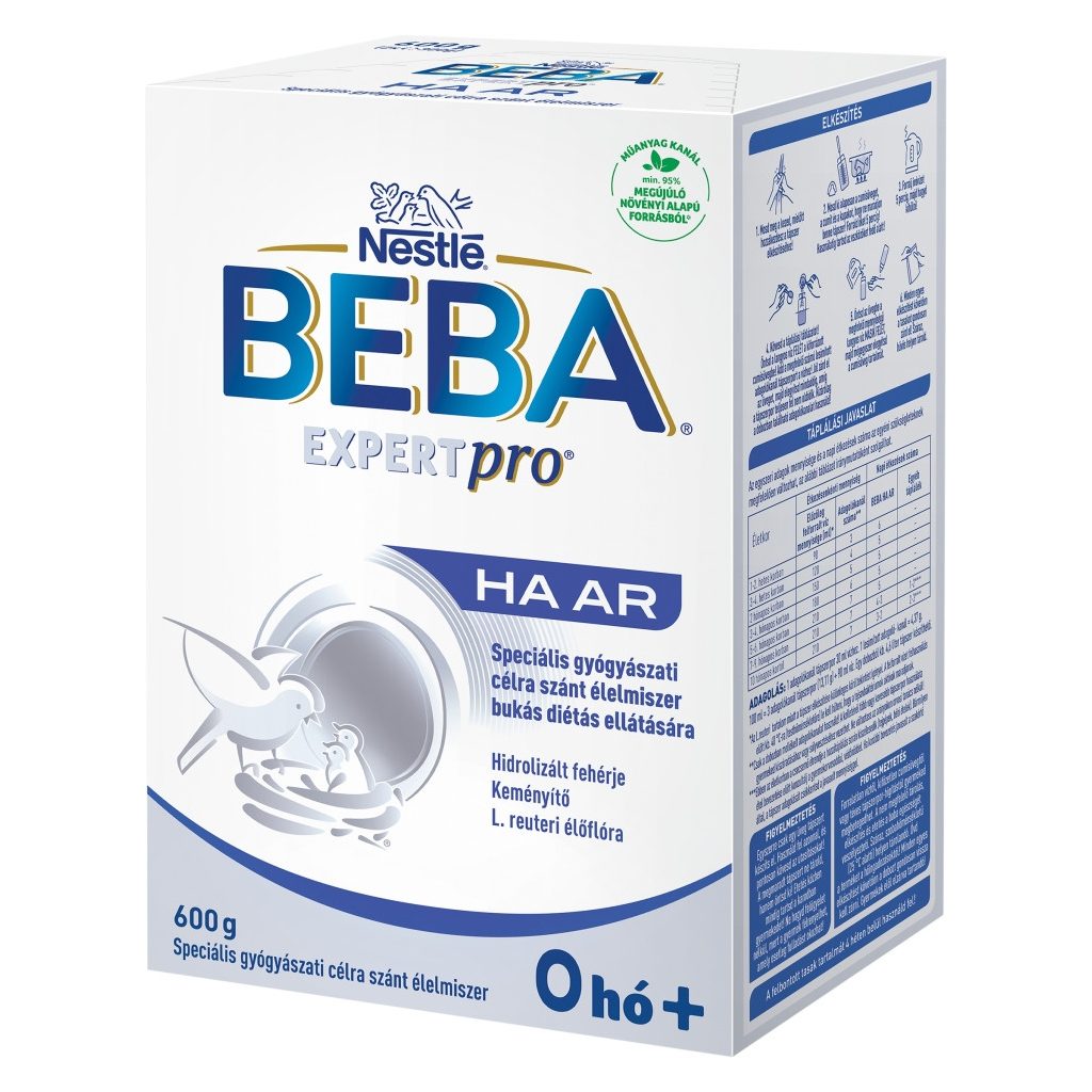 BEBA ExpertPro HA AR speciális bukás elleni tápszer 0 hó+ (600 g)
