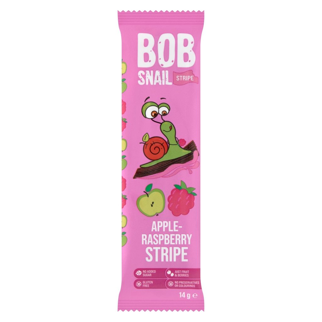 Bob Snail alma-málna gyümölcsszelet (14 g)