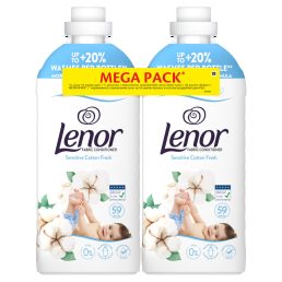 Lenor Öblítő Cotton Fresh 118 mosáshoz (2x1239 ml)
