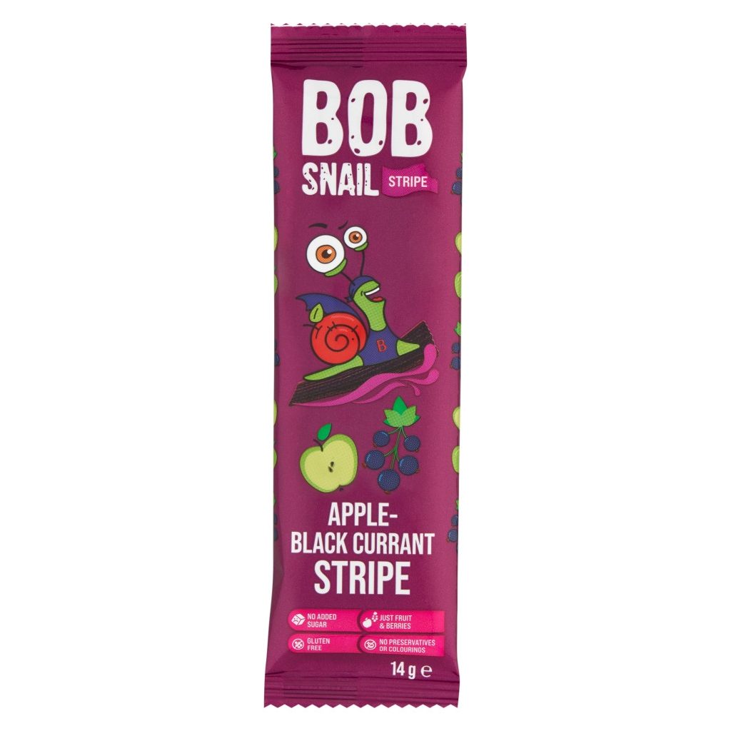 Bob Snail alma-feketeribizli gyümölcsszelet (14 g)