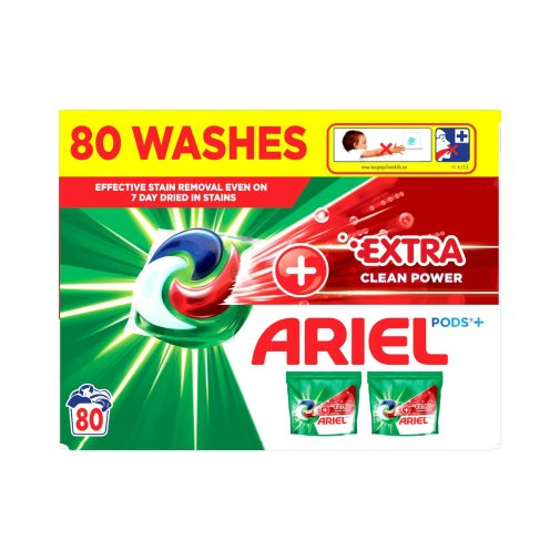 Ariel All-in-1 PODS Extra Clean mosókapszula (80 db)