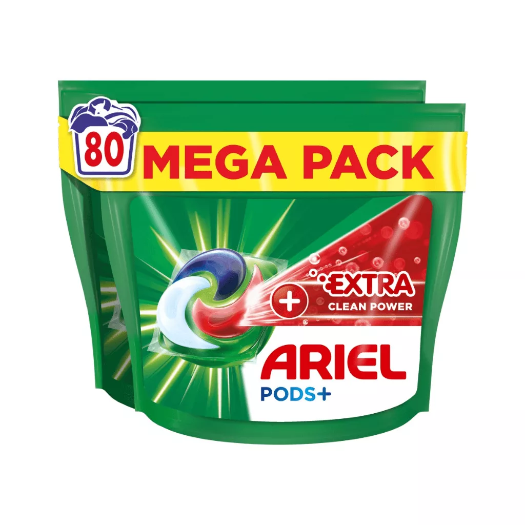 Ariel All-in-1 PODS Extra Clean mosókapszula (80 db)