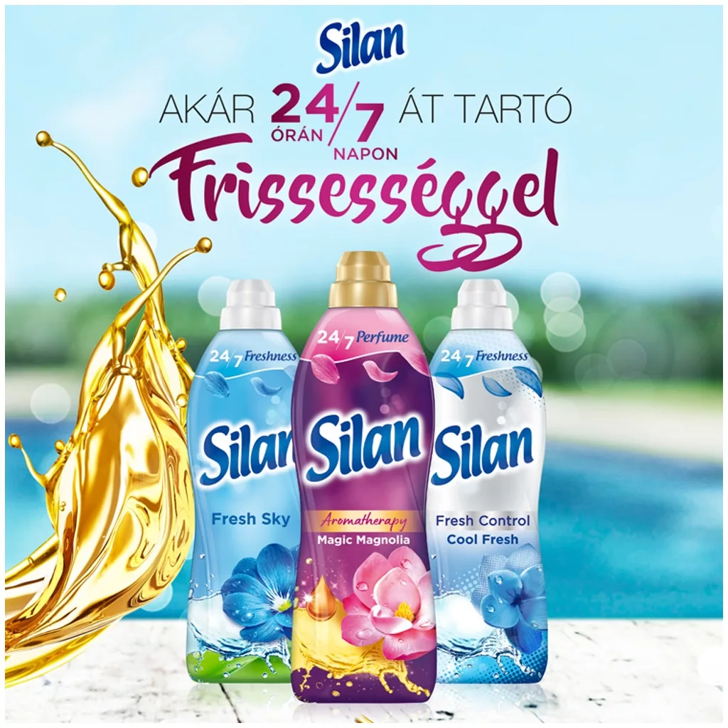 Silan Aromatherapy Magic Magnolia öblítő 2772 ml (126 mosás)